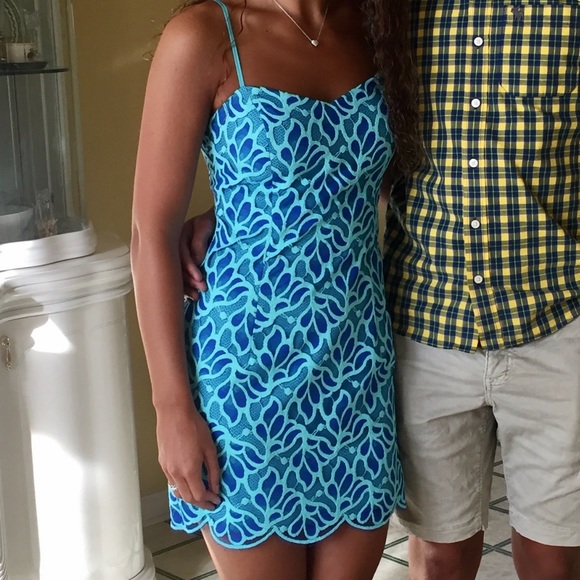 Lilly Pulitzer Dresses & Skirts - (ONLY WORN TWICE) Lily Pulitzer Lace Dress